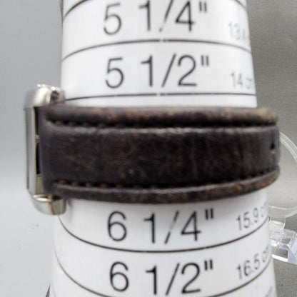 Bulova Tank Watch Women 21mm White Dial Silver Tone Date Rectangle New Battery10