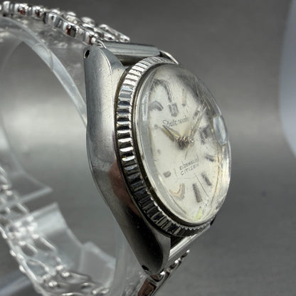 Citizen Date Seine Watch Women 25mm Silver Dial Silver Tone Date Manual Wind Run3