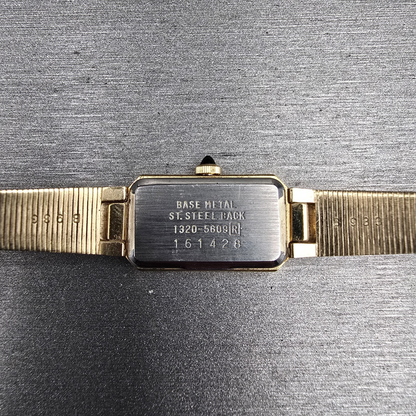 Seiko Lassale Watch Women 13mm Champagne Dial Gold Tone 1320-5609 New Battery10