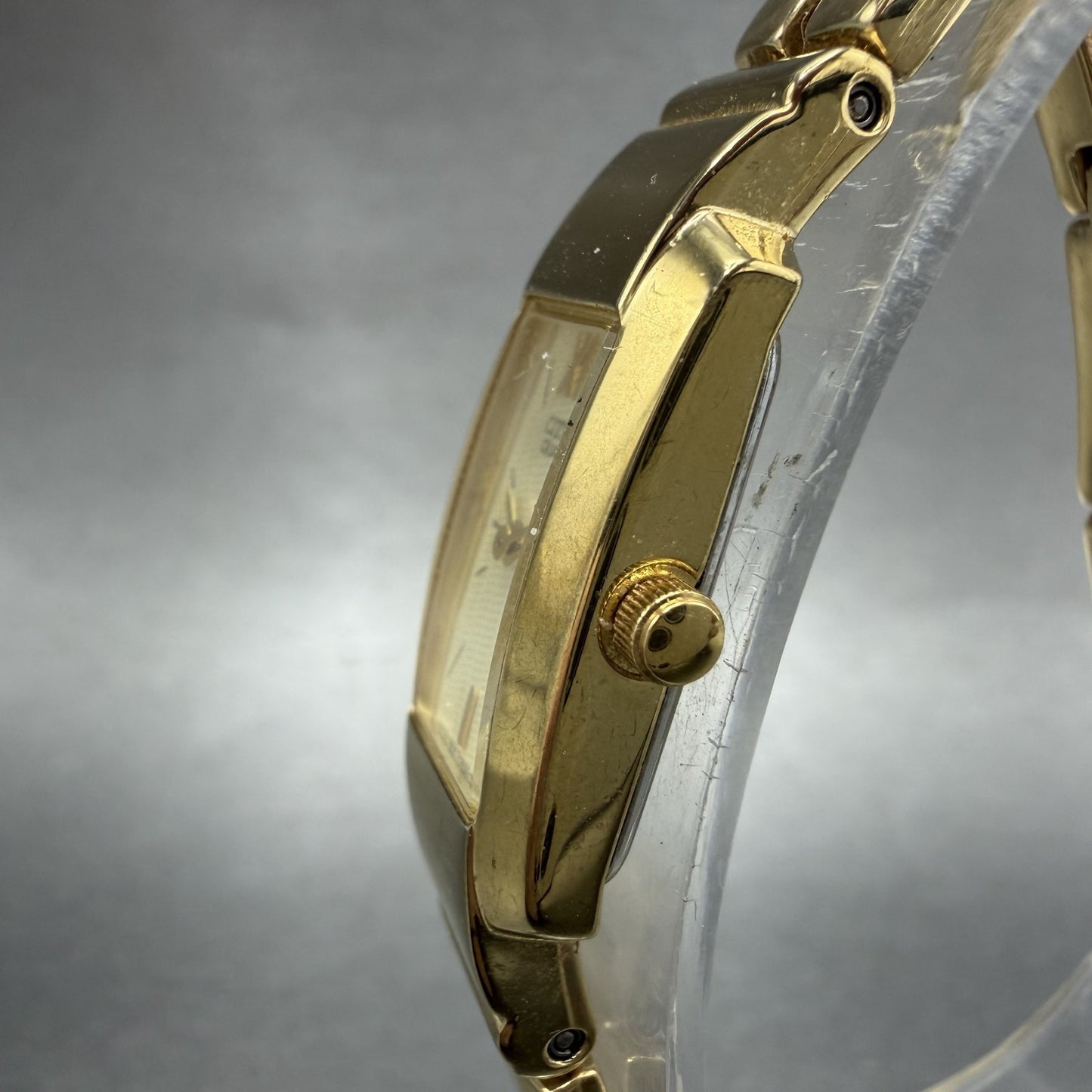 Citizen Tank Watch Women 14mm Champagne Dial Gold Tone 5421K17497 New Battery2