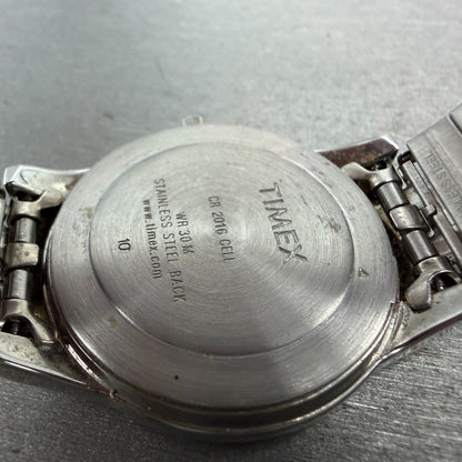 Timex Charles Street Watch Men 36mm Gray Dial Two Tone Daydate T26481 NewBattery9