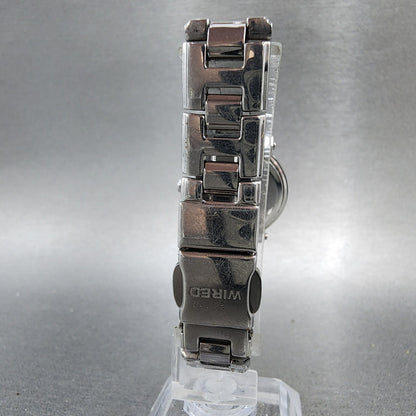 Seiko Wired Watch Women 26mm White Dial Silver Tone 7n010cn0 New Battery7