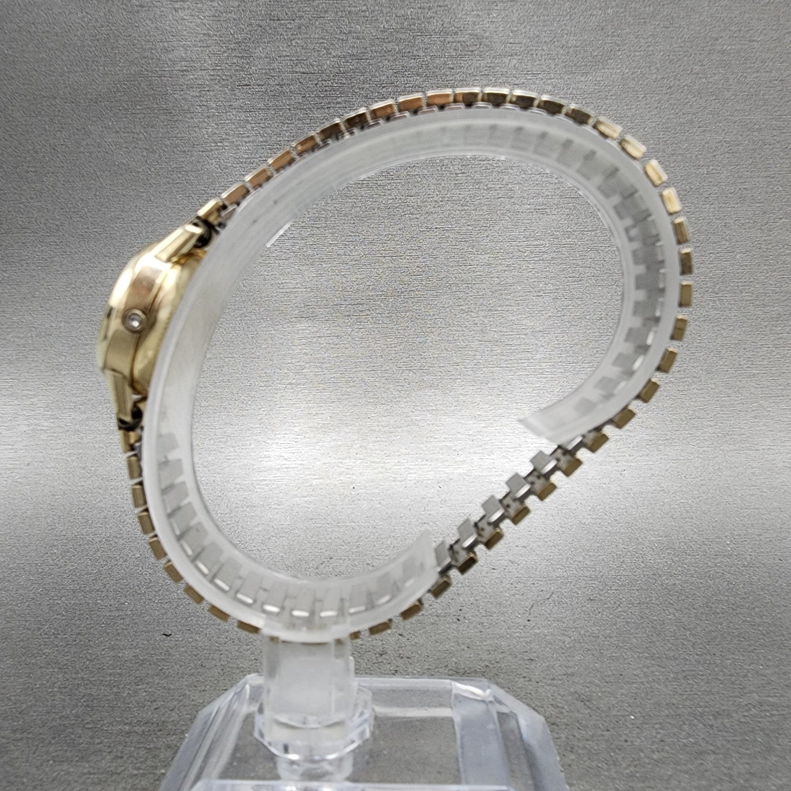 Omega De Ville Watch Women 20mm Gold Dial 10K Gold Filled Round 5910040 New bat6
