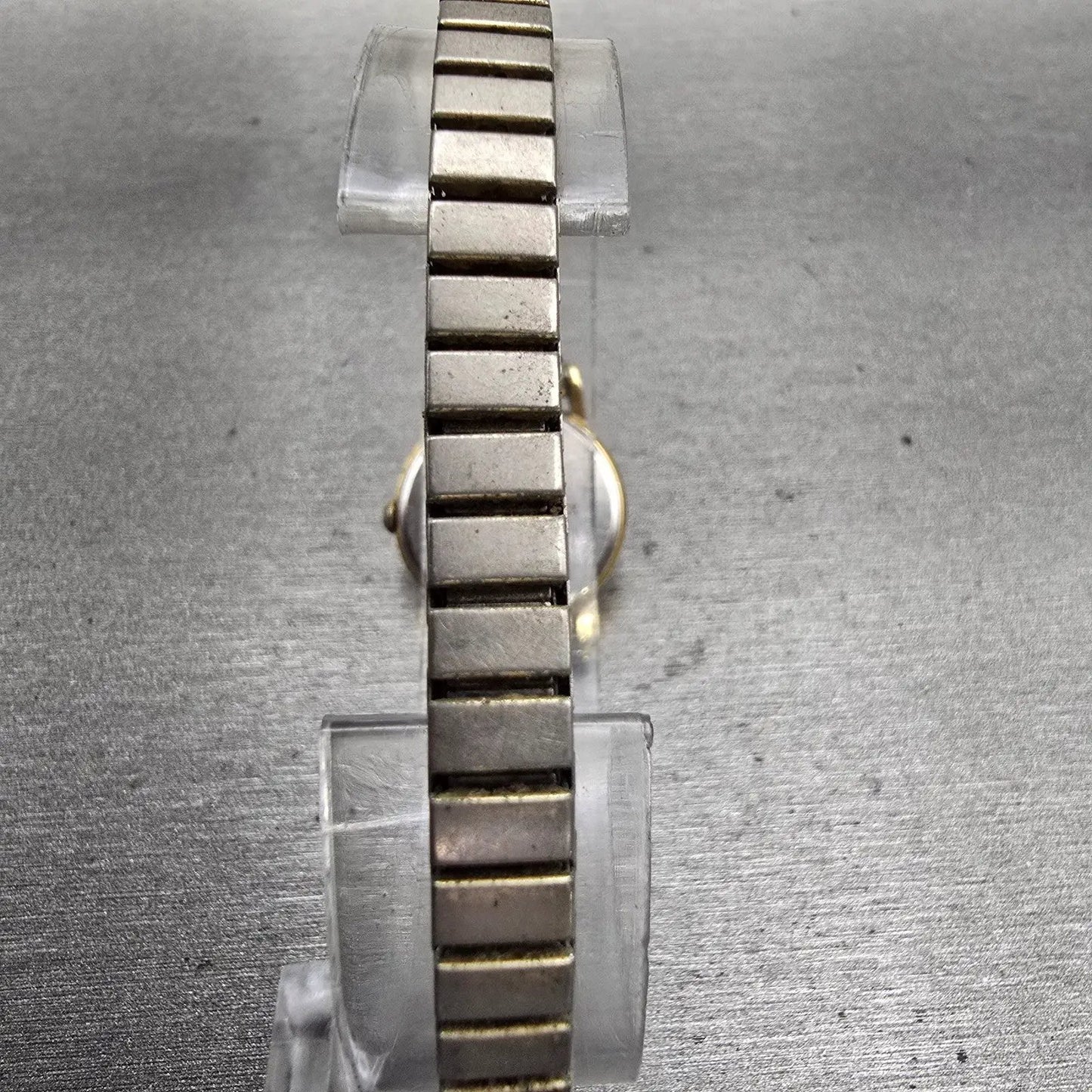 Seiko Watch Women 20mm Gold Dial Gold Tone Round 2C20-0010 New Battery Vintage7