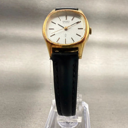 Seiko Watch Women 23mm Silver Dial Gold Tone Oval 4301-5000 New Battery Vintage5