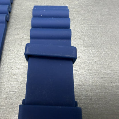 Tissot Blue Silicone Band 22mm T640.117 ZT QSQ Connected Two Piece Steel Buckle2