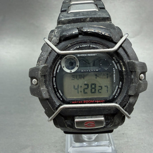 Casio G-Sock GL-121 Watch Men 49mm Black Digital Alarm Chrono New Battery0