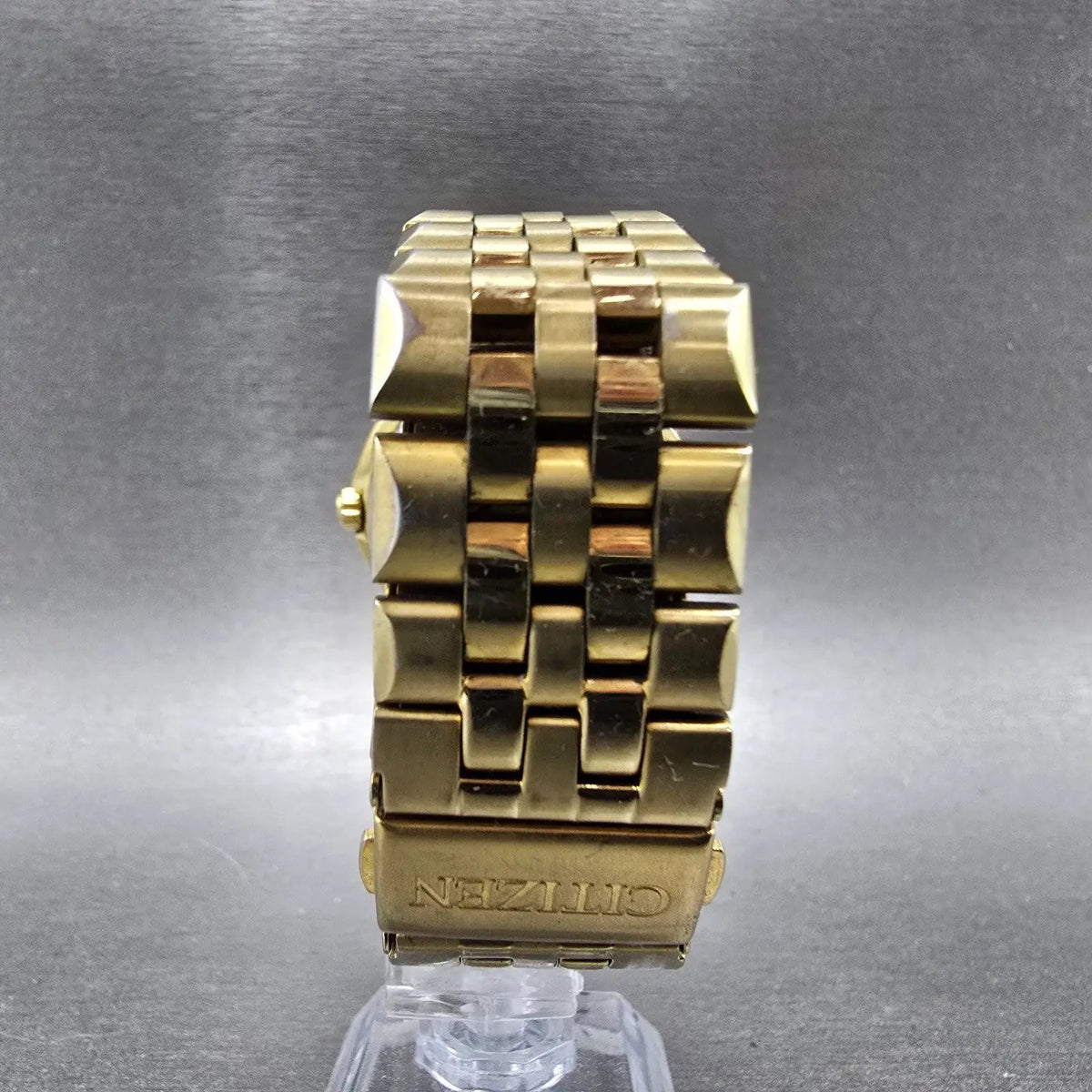 Citizen Eco-Drive Watch Men 39mm Cream Dial Gold Daydate E101-S044286 READ!!!!!!7