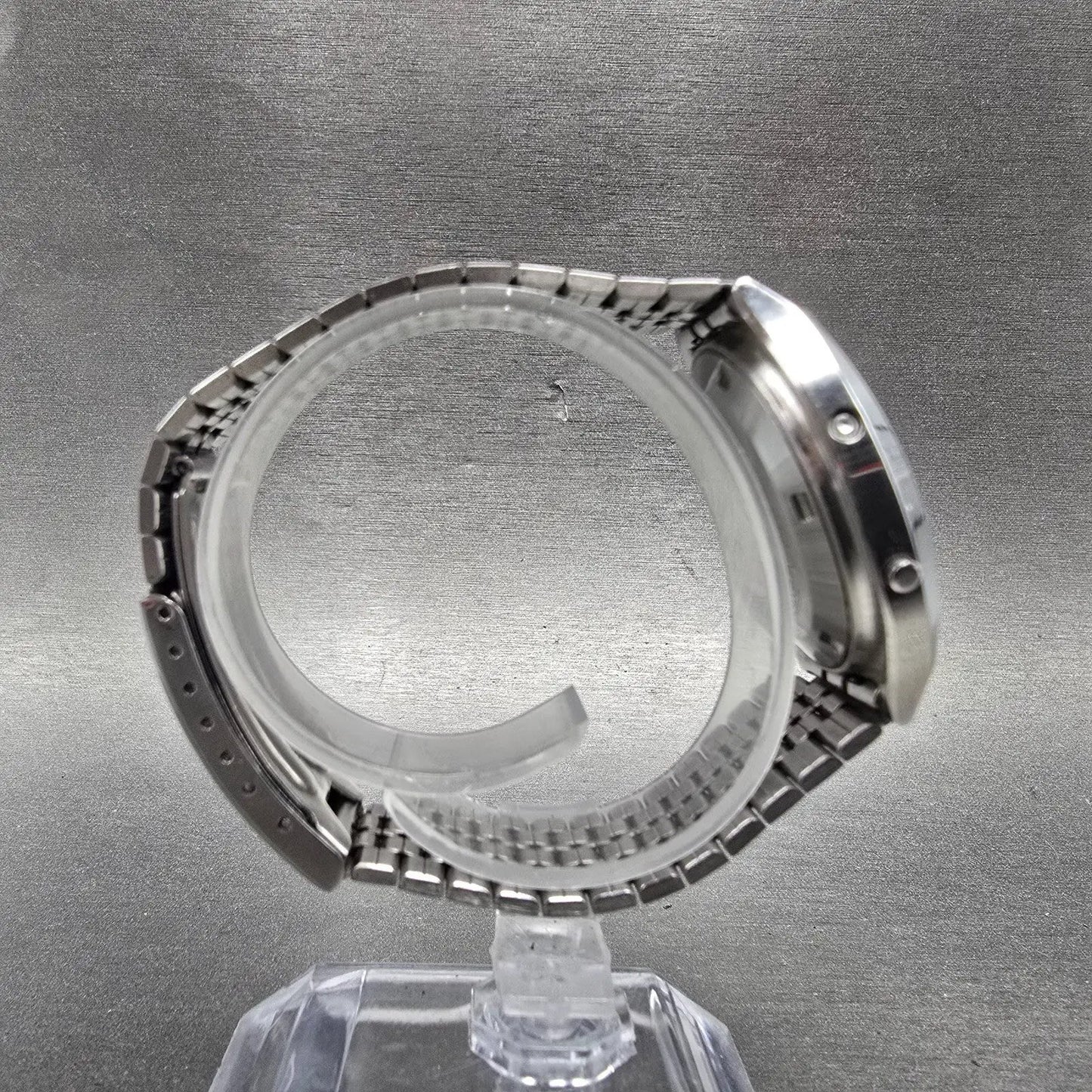 Casio Watch Men 34mm Silver & Blue Digital Watch Alarm Chronograph 95QR-31 PARTS8