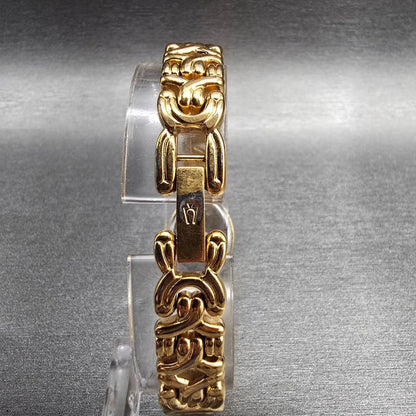Bulova Watch Women 16mm MOP Dial Gold Tone Crystal Bezel Oval 98R51 New Battery7