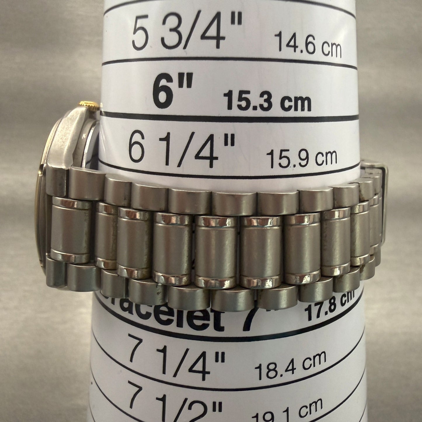 Seiko Spirit Watch Men 35mm Champagne Dial Two Tone Round 7N47-8000 New Battery9