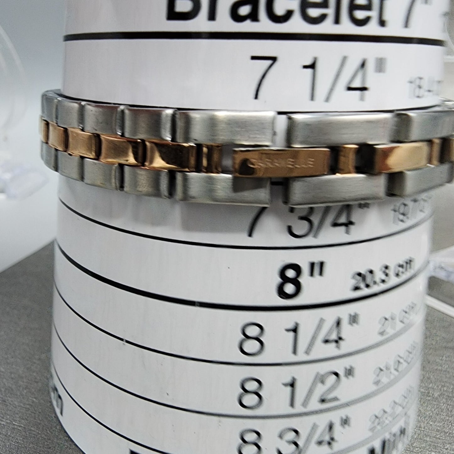 Caravelle Watch Women 24mm Silver Dial Two Tone Round 45L175 New Battery