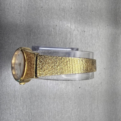 Seiko Watch Women 19mm Ivory Dial Gold Tone Round V401-1819 New Battery Vintage4