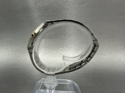 Movado Museum watch Women 28mm Black Dial Two Tone Round 81.E1.837.2 New Battery6