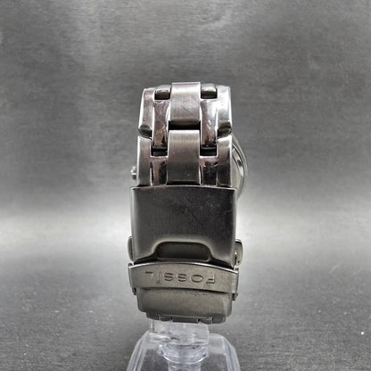 Fossil Kaleido Watch Men 41mm Blue Green Dial Silver Tone Round AM-3538 New Batt7