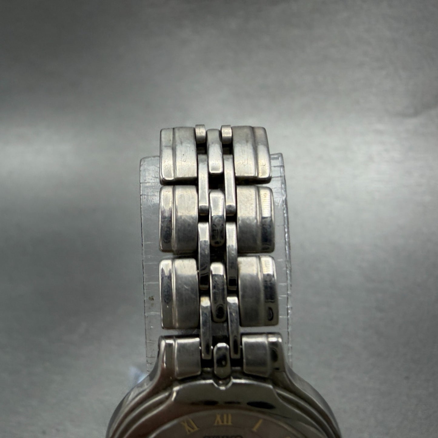 Seiko Exceline Watch Women 24mm Silver Dial Titanium Round 4J41-0070 New Battery4
