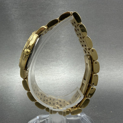 Raymond Weil Tango Watch Women 28mm Cream Dial Gold Plated Date New Battery 53606