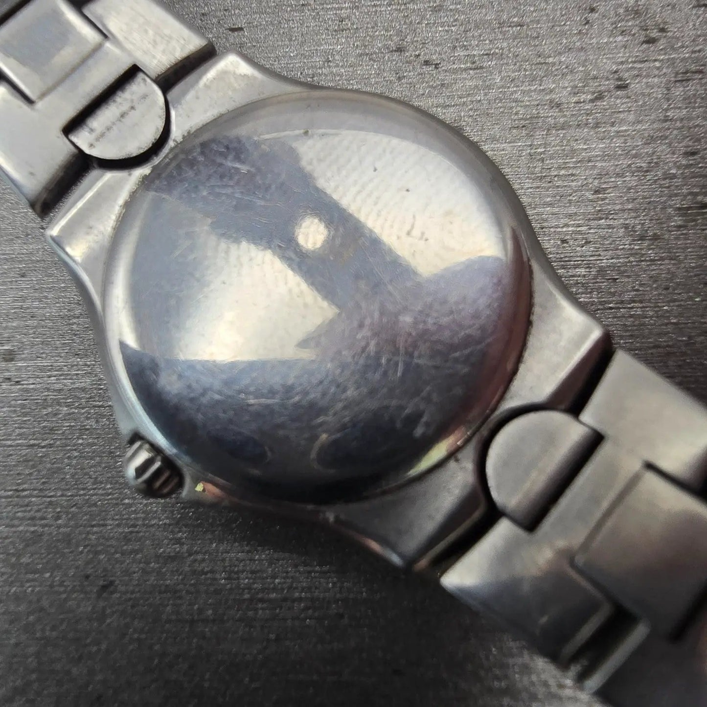 Citizen Eco-Drive Watch Women 25mm Gray Dial Silver Daydate E001-K17580 Works10