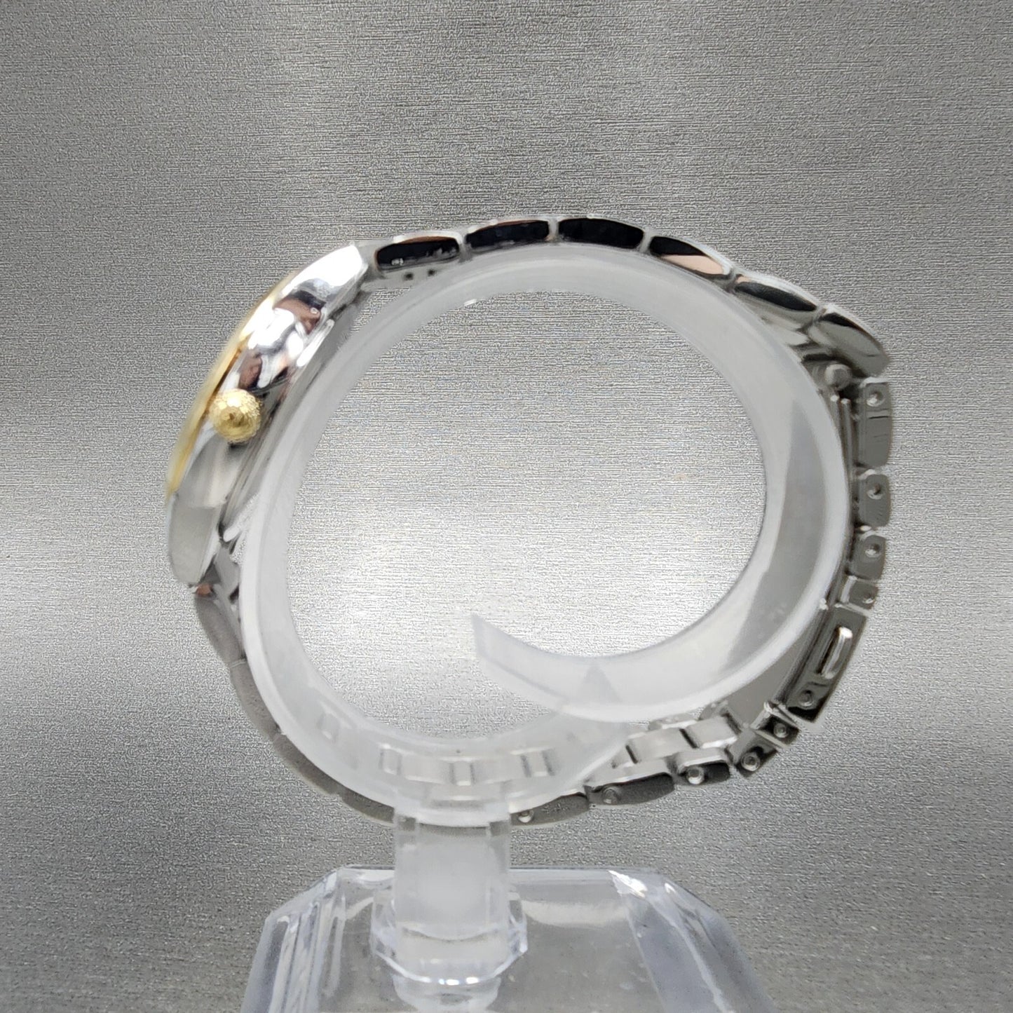 Bulova Sutton Watch Women 28mm White Dial Two Tone Round Stainless Steel 98L2776