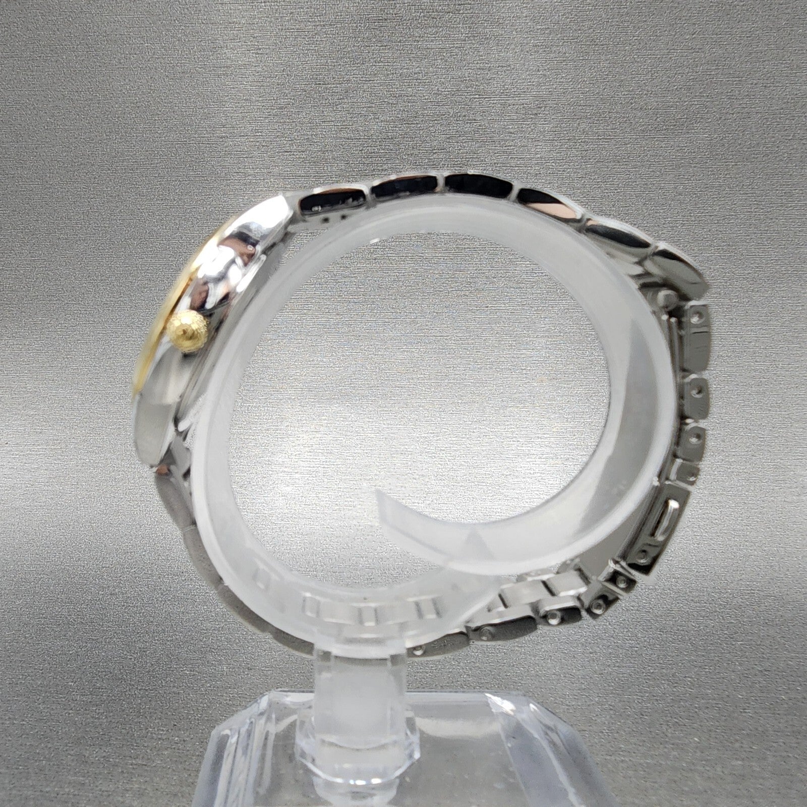 Bulova Sutton Watch Women 28mm White Dial Two Tone Round Stainless Steel 98L2776