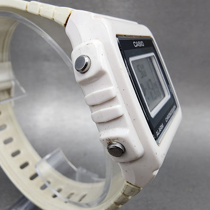 Casio W215H Watch Men 40mm Digital White Tone Alarm Chrono New Battery3