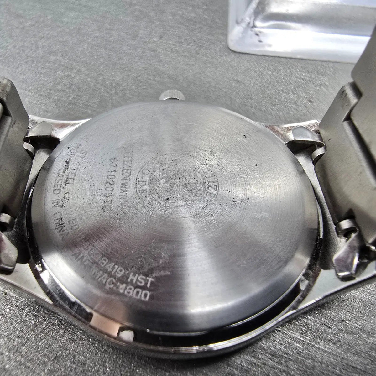 Citizen Eco-Drive Watch Men 36mm White Dial Silver Date E031-S048419 Round Runs10