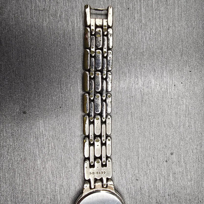 Seiko Watch Women 24mm Silver Dial Two Tone Round V700-6379 New Battery Vintage11