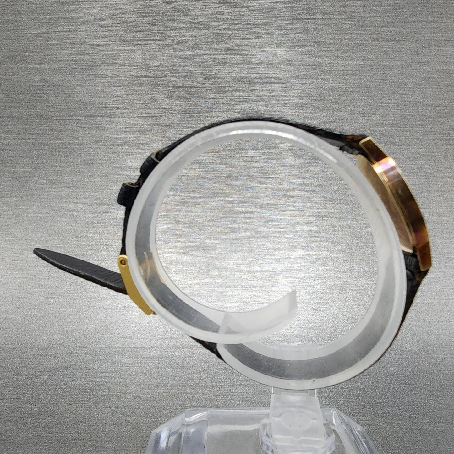 Movado Museum Watch Women 22mm Black Dial 14K Solid Gold Round New Battery8