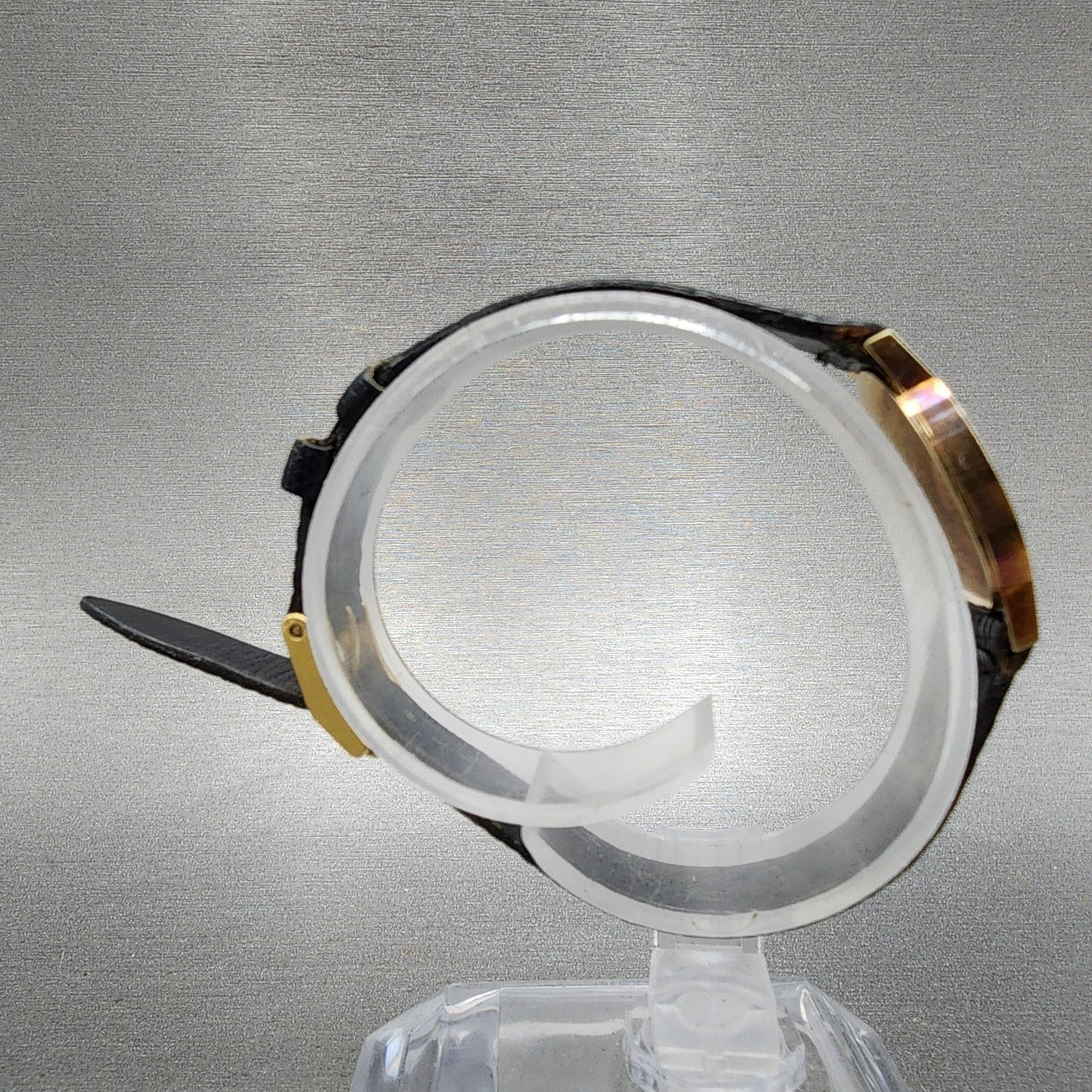 Movado Museum Watch Women 22mm Black Dial 14K Solid Gold Round New Battery8