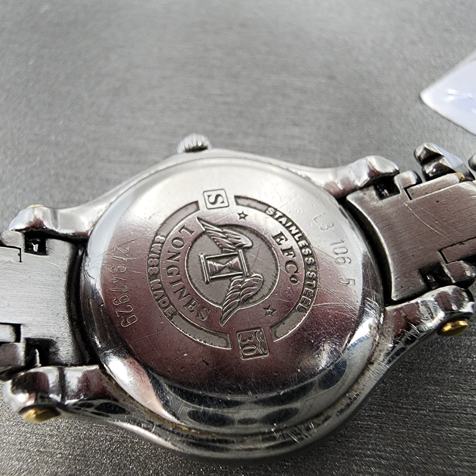 Longines Golden Wing Watch Women 26mm Champagne Dial Two Tone Date New Battery10