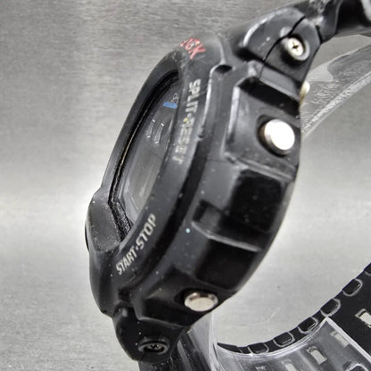 Casio G-Shock DW-6900 Watch Men 50mm Black  Alarm Chrono 1289 CRACKED New Batt2