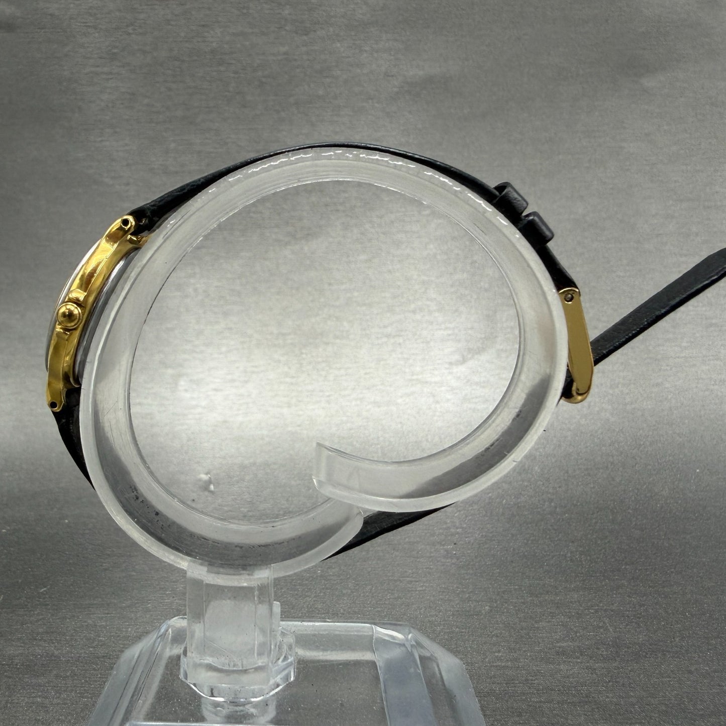 Seiko Lucent Watch Women 22mm Champagne Dial Two Tone Round 4N21-0340 New Batt6