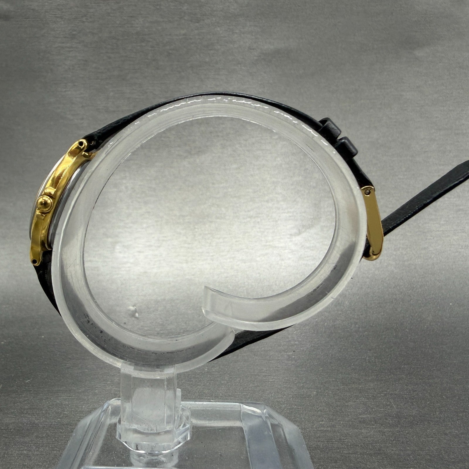 Seiko Lucent Watch Women 22mm Champagne Dial Two Tone Round 4N21-0340 New Batt6