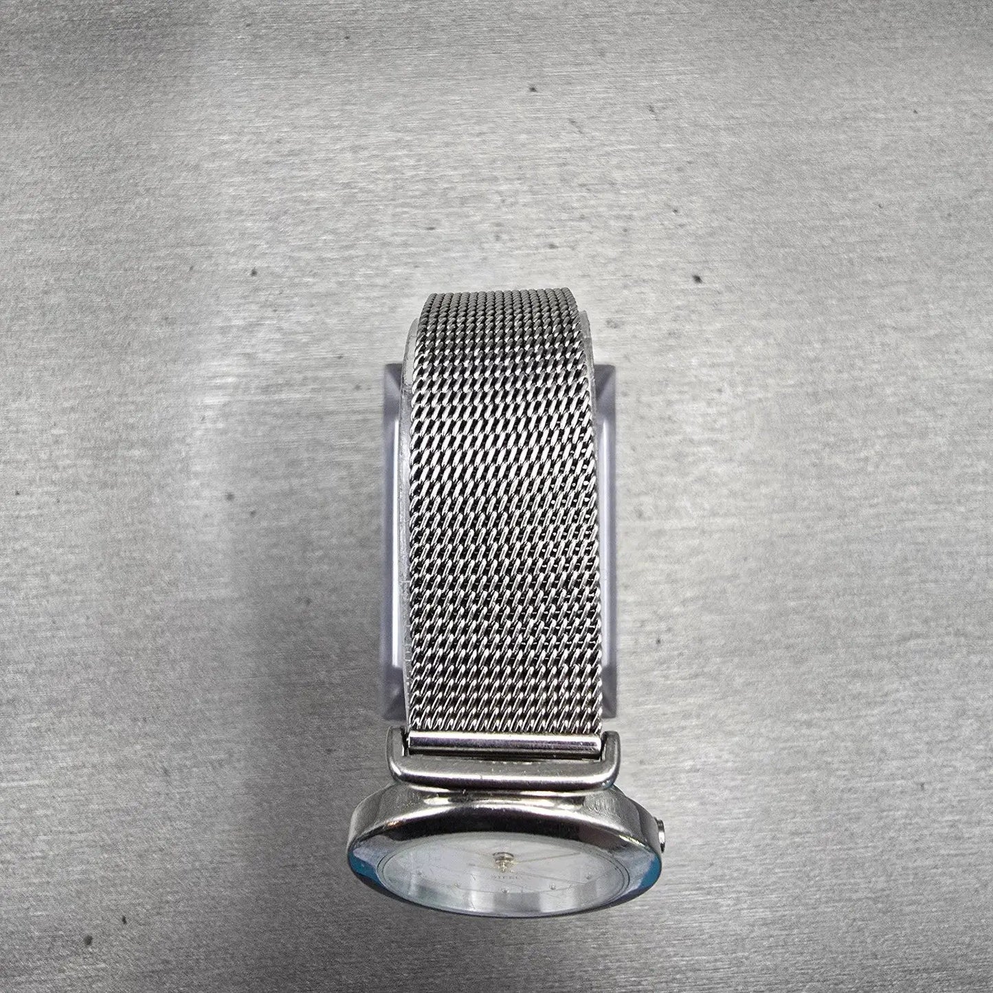 Skagen Watch Women 26mm White Dial Silver Tone Round 107SSSBD Mesh Band New Batt4