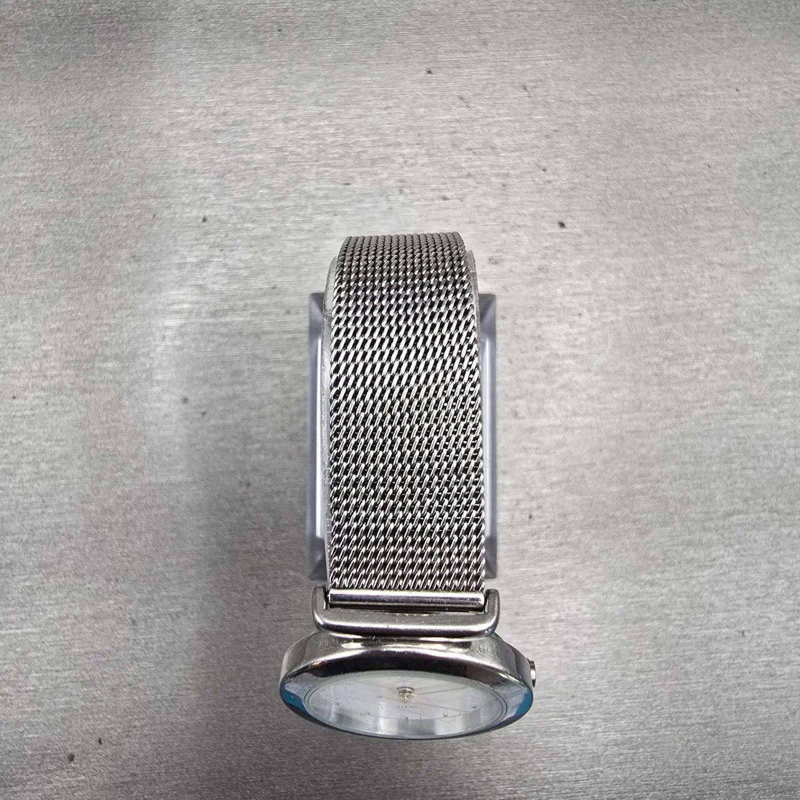 Skagen Watch Women 26mm White Dial Silver Tone Round 107SSSBD Mesh Band New Batt4
