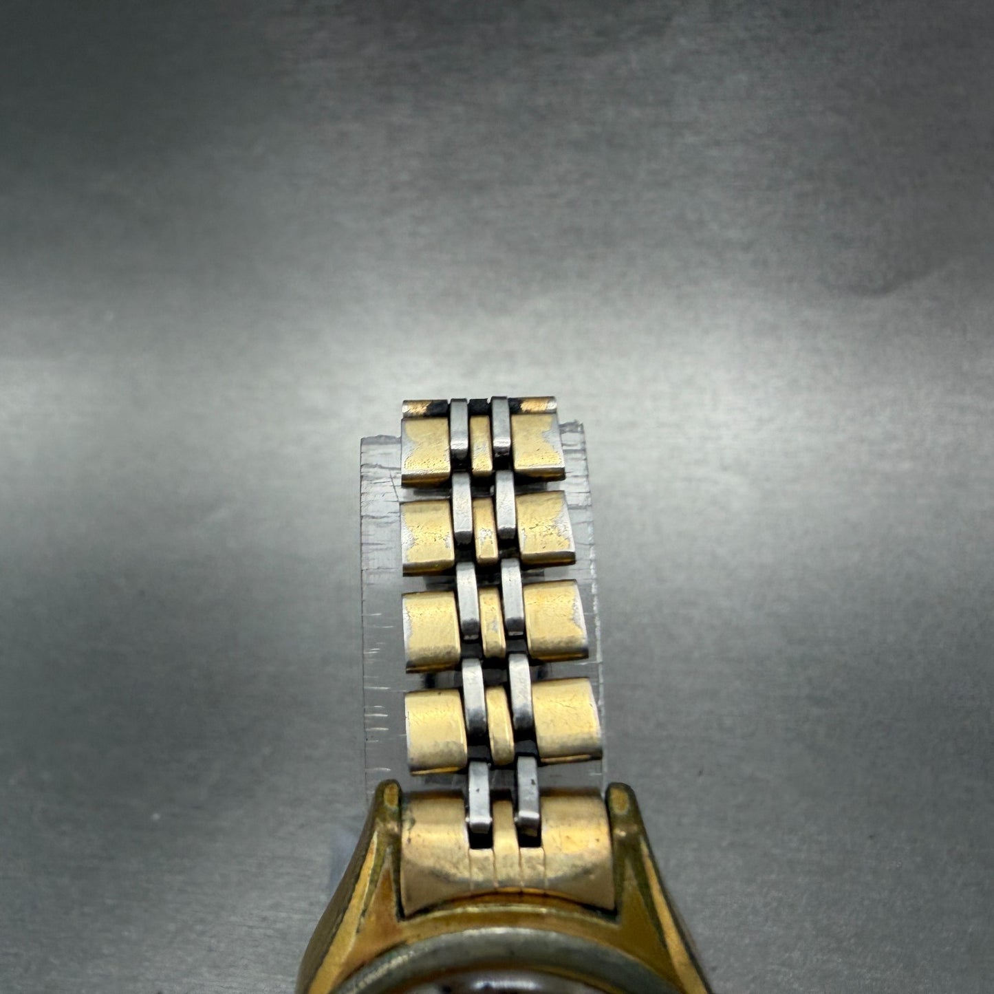 Seiko Automatic Watch Women 25mm Champagne Dial Gold Tone Date 2205-0691 PARTS5