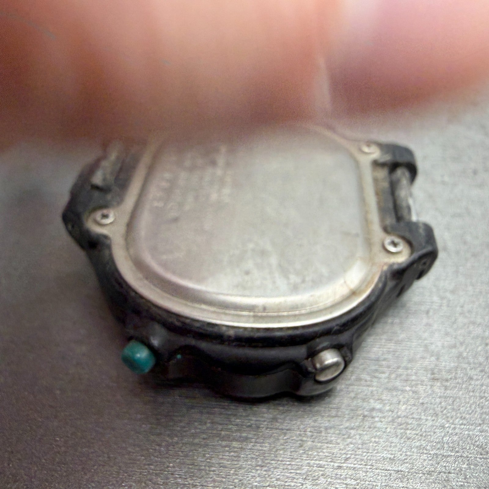 Seiko Super Runner Watch Men 44mm Digital Black Alarm Chrono S640-4000 New Batt10