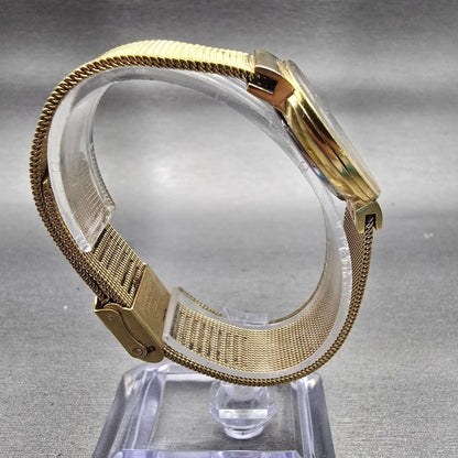 Skagen Freja Watch Women 26mm Silver Dial Gold Tone Round 358SGGD New Battery8