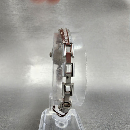 Wittnauer Geneve Watch Women 17mm Silver Dial Silver Tone NOS Oval Manual Wind8