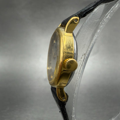 Seiko Pulsar Watch Women 21mm Gray Dial Gold Tone Octagon Y480-7160 New Battery2