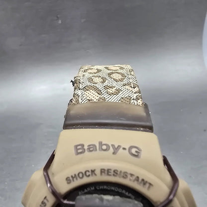 Casio Baby-G BG-150 Watch Women 39mm Tan Brown Alarm Chronograph New Battery4