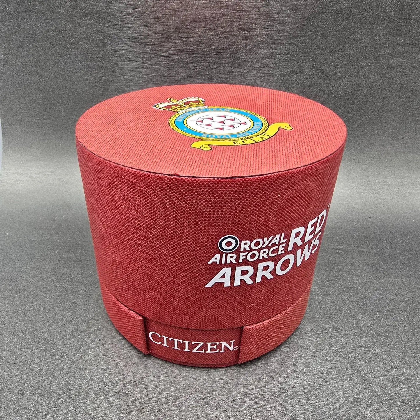 Citizen Skyhawk Red Arrows Watch Men 45mm Black Dial Steel Red Eco-Drive Works12