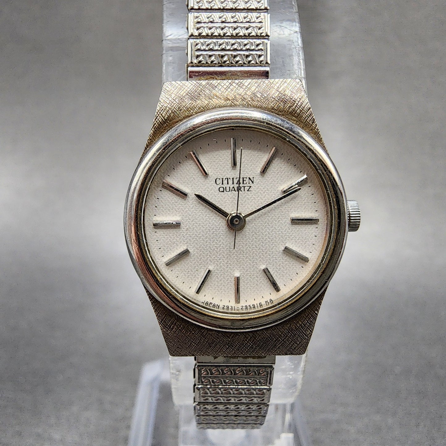 Citizen Watch Women 20mm Silver Dial Silver Tone 2951293851 New Battery0