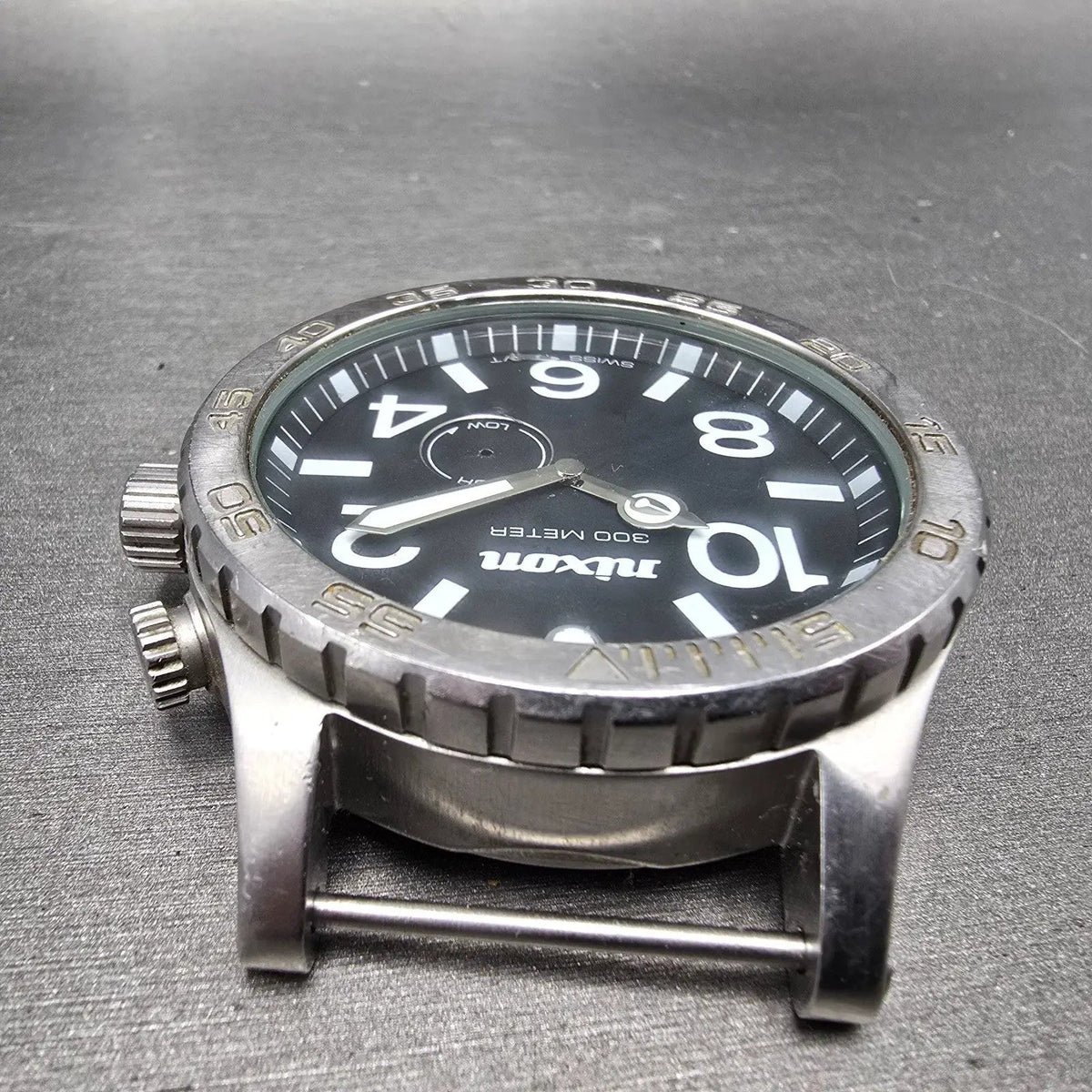 Nixon 51-30 Watch Men 51mm Black Dial Steel Round Tide Round PARTS5