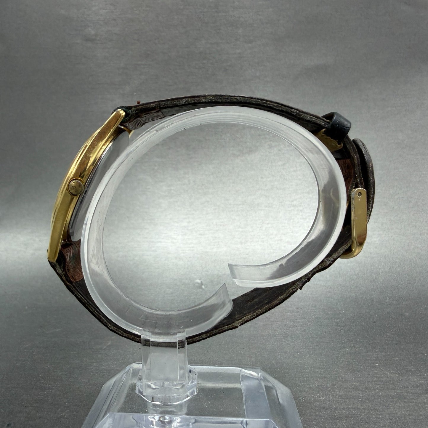 Seiko Watch Unisex 32mm Champagne Dial Gold Tone Round 2K01-0011 New Battery VTG6
