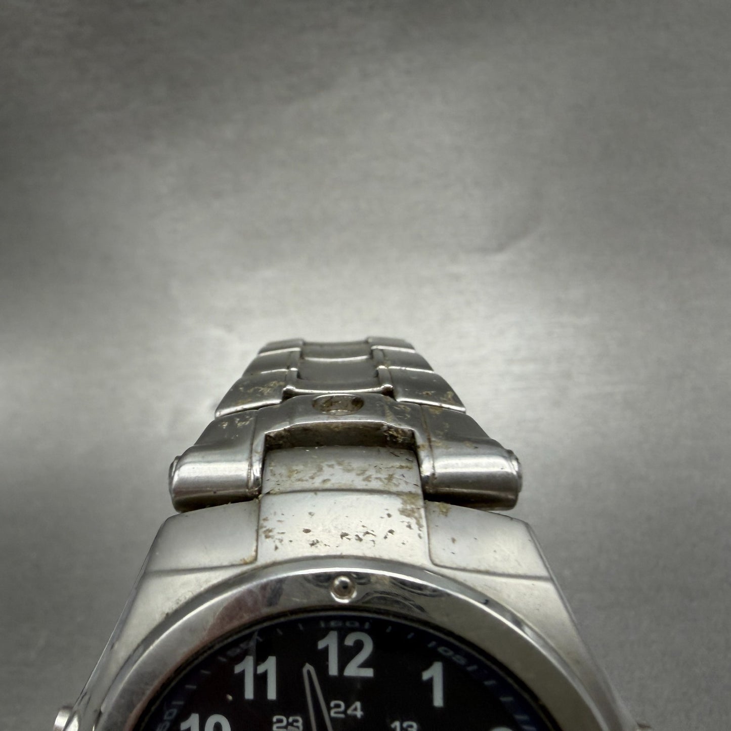 Seiko ALBA Roox Watch Men 46mm Blue Dial Steel Analog Digital P106-0AA0 New Batt4