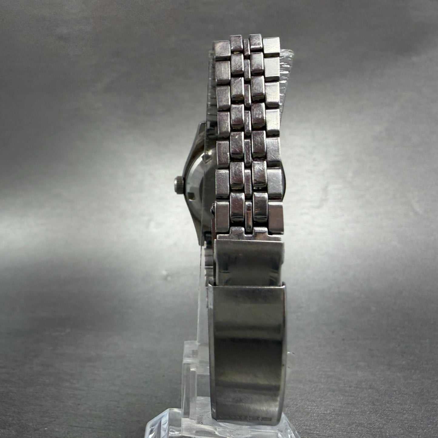 Seiko Automatic Watch Women 25mm Green Dial Silver Tone Daydate 2206-0610 PARTS8