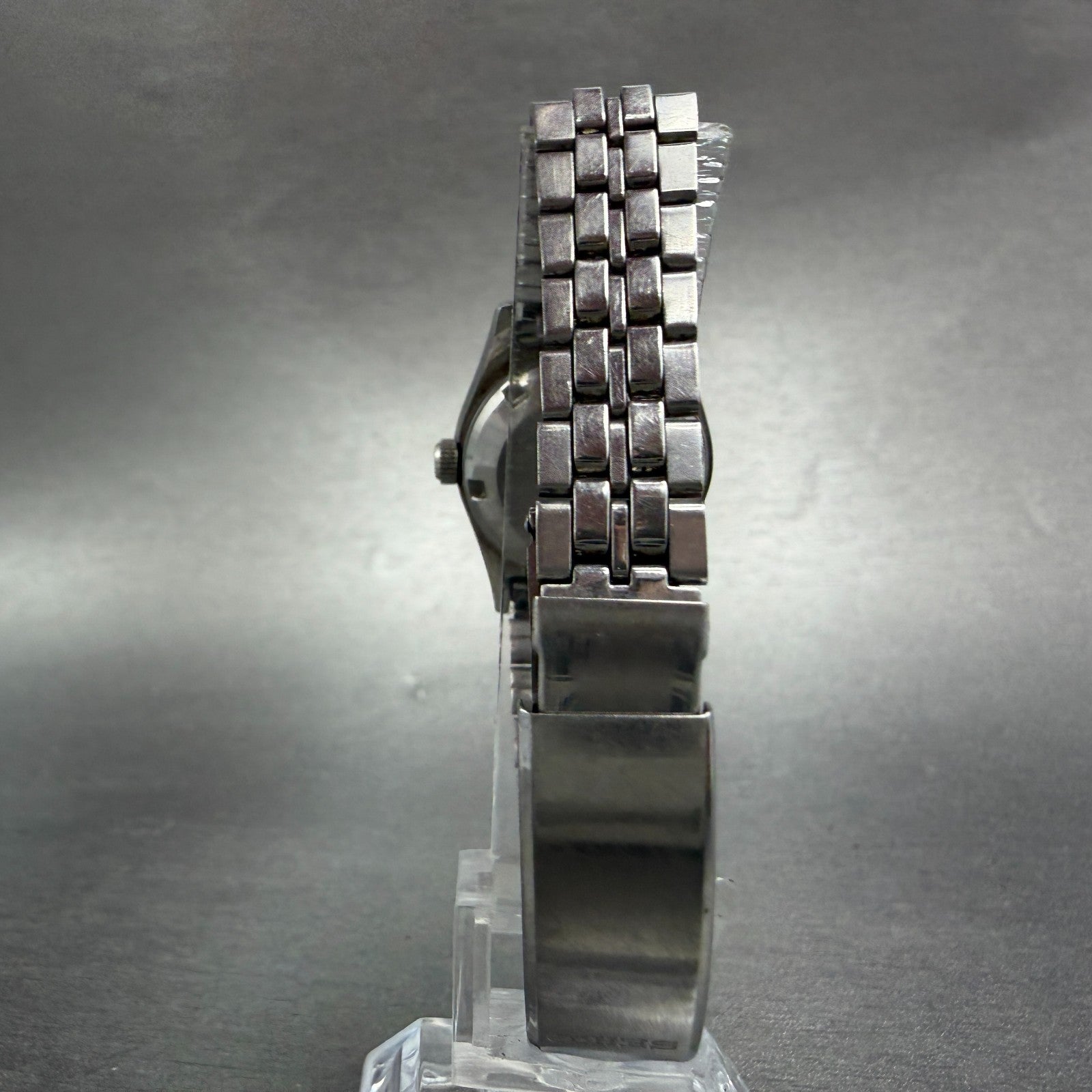 Seiko Automatic Watch Women 25mm Green Dial Silver Tone Daydate 2206-0610 PARTS8