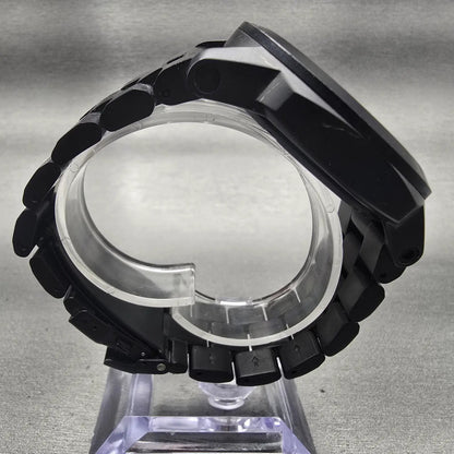 Nixon The Ranger Watch Men 45mm Black Dial Black Tone Round New Battery8