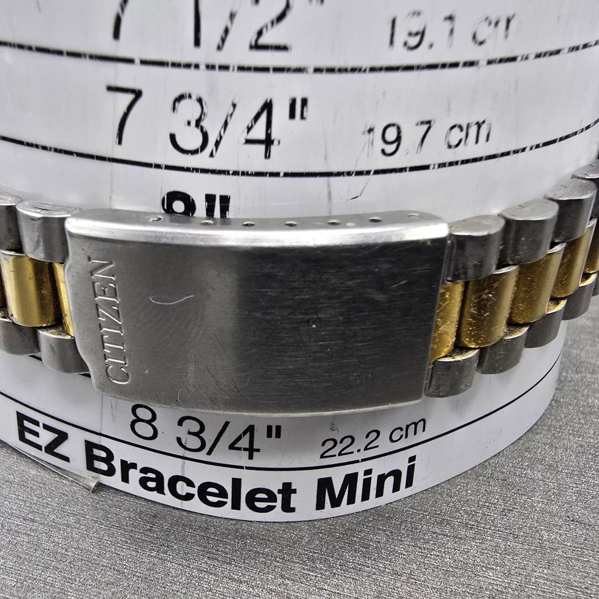 Citizen CQ President Watch Men 35mm Black Two Tone Daydate 6101-915216 PARTS11